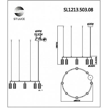 Подвесной светильник Kendo SL1213.503.08