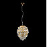 Подвесной светильник Crystal Lux Charme SP4 Gold/Transparent
