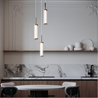 Подвесной светильник Stark 50386/3 LED латунь