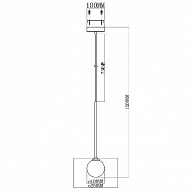 Подвесной светильник Moderli Scrumbel V6044-1P