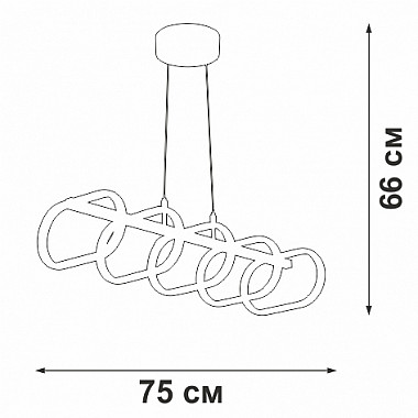 Подвесной светильник V3965-1/5S