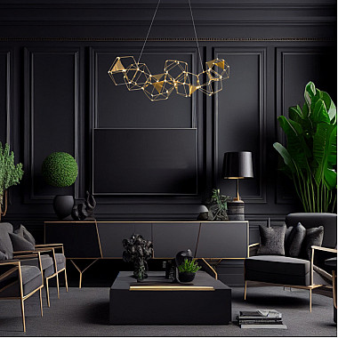 Подвесной светильник Uma 90368/7 медь