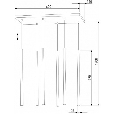 Подвесной светильник Piano 6412 Piano Black