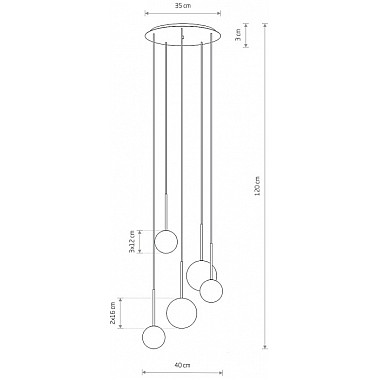 Подвесной светильник Karo 10303