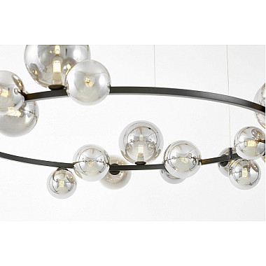 Подвесной светильник Merido LDP 7033-24 BK+GY