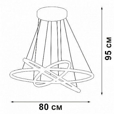 Подвесной светильник V04628-03/3S