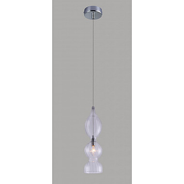 Подвесной светильник Crystal Lux Iris SP1 B Transparent