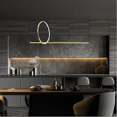 Подвесной светильник Mist 90266/1 золото