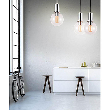 Подвесной светильник Lumina Deco Dorito LDP 1212-150 GY+CHR