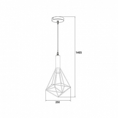Подвесной светильник Zumaline Stag HP1776-BL