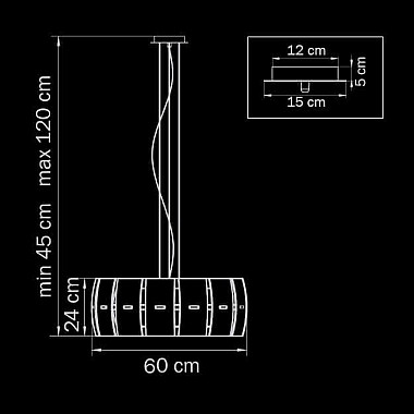 Подвесной светильник Lightstar Lamella 801046
