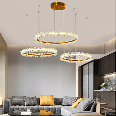 Подвесной светильник MD-012 OMK8832-80+60+40 gold (D3339)