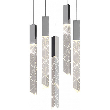 Подвесной светильник Trinity OM8201013-5 chrome