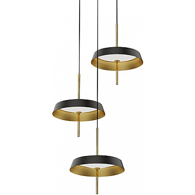Подвесной светильник MD18001061 MD18001061-3B black/gold