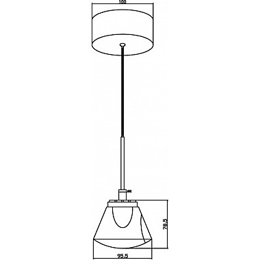 Подвесной светильник Ludivine 342059