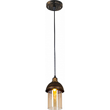 Подвесной светильник 03356-0.4-01 BK+GD