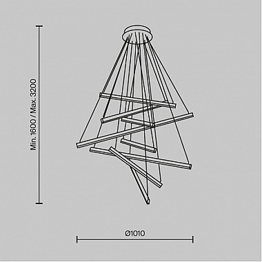 Подвесной светильник Line MOD016PL-L96GK