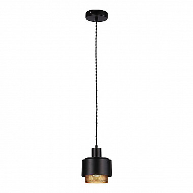 Подвесной светильник IMEX MD.0042-1-P BK+GD