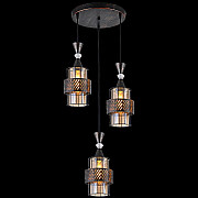 Подвесной светильник 03116-0.9-03 BK+PATINA GOLD