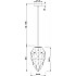 Подвесной светильник Globo P052PL-01BL