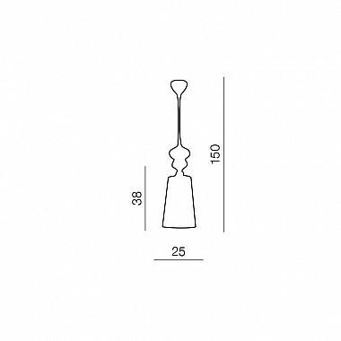 Подвесной светильник Azzardo Baroco 1 pendant AZ0064