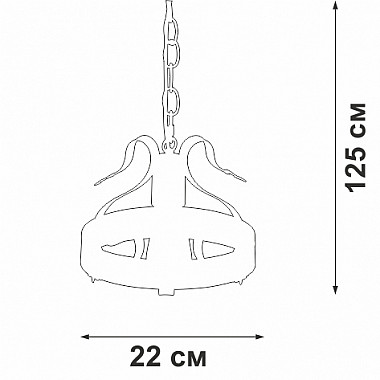 Подвесной светильник V1350-7/1