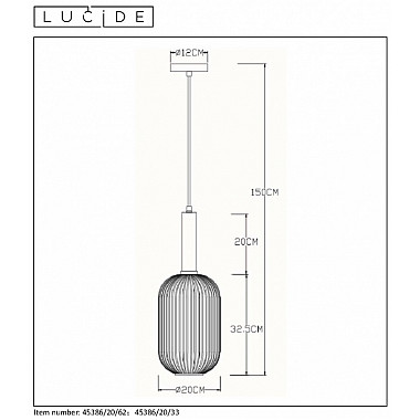Подвесной светильник Maloto 45386/20/62