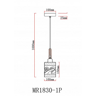 Подвесной светильник Olivia MR1830-1P