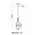 Подвесной светильник Olivia MR1830-1P