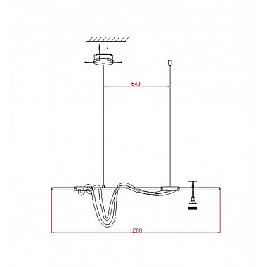 Подвесной светильник Кайли 08039K-120A,19