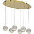 Подвесной светильник Elliot Diamante MD20001012-6A gold