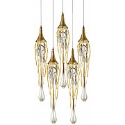 Подвесной светильник Goddess Tears P68009L-5/R gold