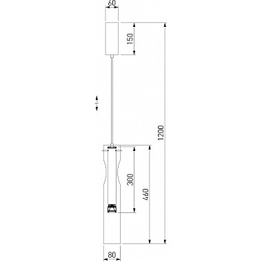 Подвесной светильник Swan 50253/1 LED латунь