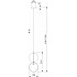 Подвесной светильник Selisa 50092/1 хром/дымчатый