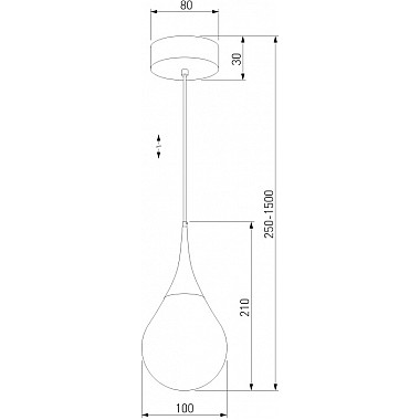 Подвесной светильник Adour 50256/1 LED дымчатый