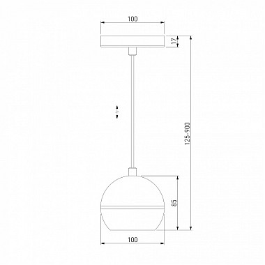 Подвесной светильник DLS023 DLS023