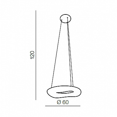 Подвесной светильник Azzardo Donut Pendant 60 CCT AZ2673