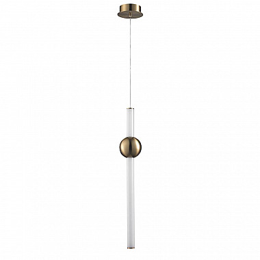 Подвесной светодиодный светильник Lumien Hall Greniya LH8023/1PB-GD-WT