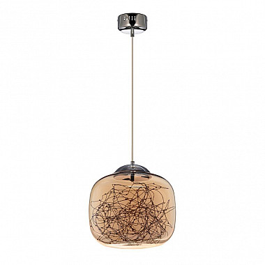 Подвесной светодиодный светильник Lumina Deco Daisy LDP 6823-300 CHR+AMB