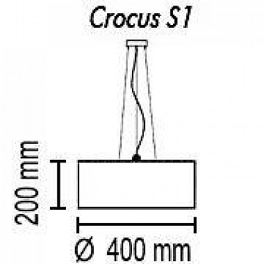 Подвесной светильник TopDecor Crocus Glade S1 01 95g