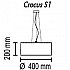 Подвесной светильник TopDecor Crocus Glade S1 01 95g