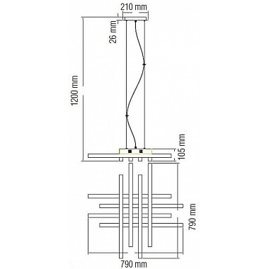 Подвесной светодиодный светильник Horoz Asfor белый 019-011-0085 HRZ00002299