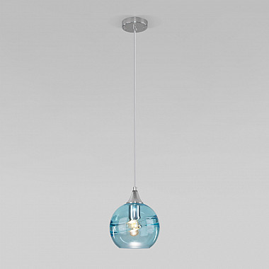Подвесной светильник Lotus 50221/1 голубой