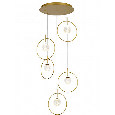 Подвесной светильник Elliot Diamante MD21001043-5A gold