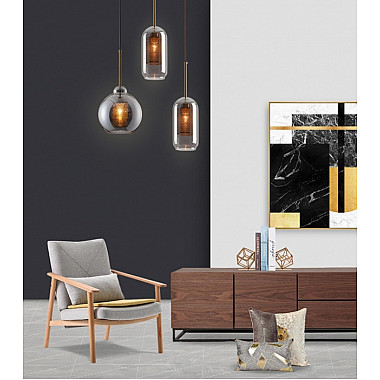 Подвесной светильник CATCH catch-smoky01