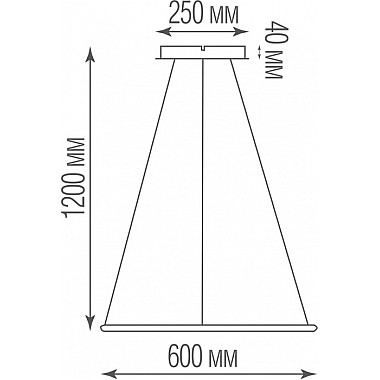 Подвесной светильник Nimbo S111024/1SQ 45W White In