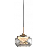 Подвесной светильник MT9128 MT9128-1H gold/smoke