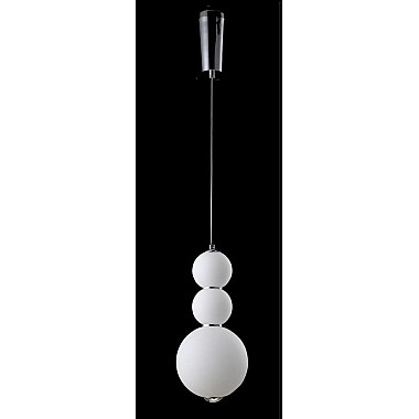 Подвесной светодиодный светильник Crystal Lux Desi SP3 Chrome/White