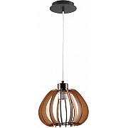 Подвесной светильник MD.9012-1-P-BK+WOOD