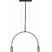 Подвесной светильник Saga S111018/2Brass